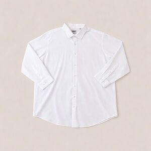 Men's White Button Down Long Sleeve Dress Shirt x Unlisted (18 1/2 Neck, 34/35)